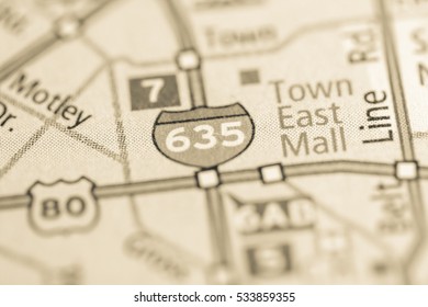 Interstate 635. Texas. USA