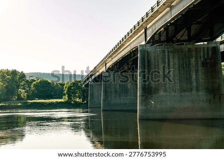 Interstate 84 bridge connecting three States (Pennsylvania, New Jersey, New York)