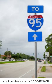 Interstate 95 Road Sign