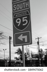 Interstate 95 Sign Philadelphia, PA.