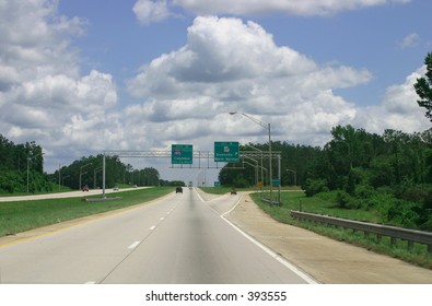 Interstate Highway In Georgia, USA