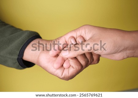 Intertwined Hands Representing Deep Connection, Trust, and Affection
