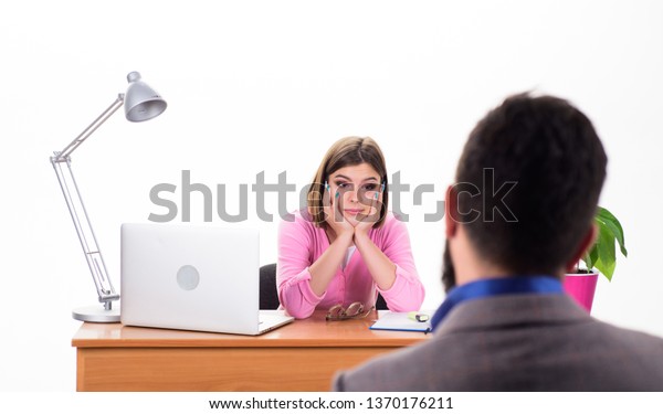 Interview Job Human Resource Manager Conducting Stock Photo Edit