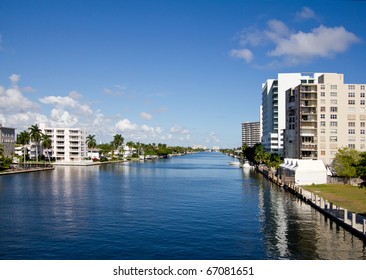 Intracoastal Waterway In Ft Lauderdale, Florida