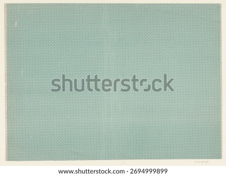 Intricate blue pattern, pattern of tiny blue shapes, blue pattern creates a calming effect, repeating blue , soothing pattern. Vintage lithograph paper drawing.