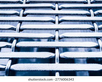 Intricate Patterns of a Metallic Surface Inspired by Modern Design Aesthetics  