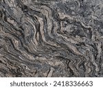 Intricate Patterns of Natural Swirled Rock Formation in Broad Daylight