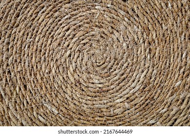 Intricate spiral straw natural texture background - Powered by Shutterstock