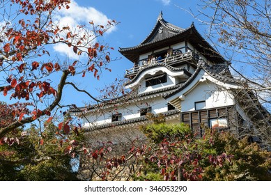 Inuyama Castle - NOV 30, 2015: One of four national treasure castles in Japan, located on the south side of the KISO River.
