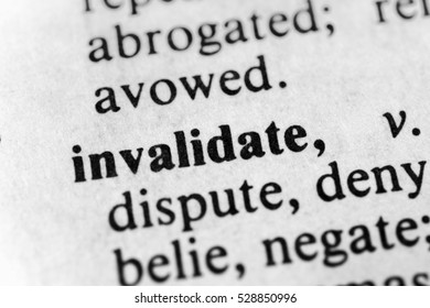 Invalidate