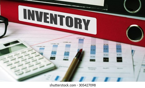inventory concept on document folder
