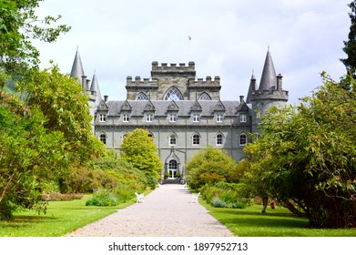 Inveraray Castle In The Scottish Highlands