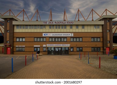 Inverness, Scotland - May 2021: The Caledonian Stadium Is Home To Inverness Caledonian Thistle Football Club In The Scottish Highlands, UK