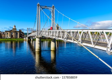 Inverness Suspension Bridge, Scotland, UK