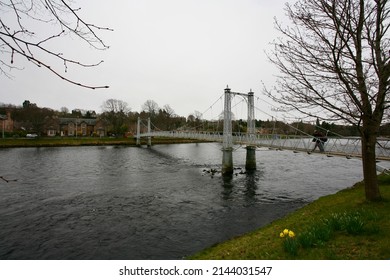 Inverness Suspension Bridges River Ness