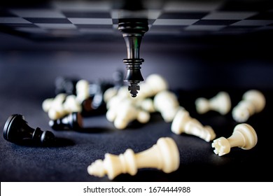 
Inverted Chess. The King Tries To Resist. The Game Is In Chaos.