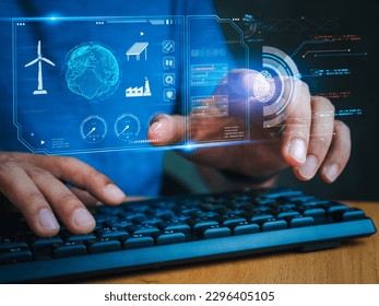 Investment in Renewable energy-based green businesses. industry Reduce CO2 emission concept. power plant and technology Renewable energy Sustainable resources.Carbon credit market. - Powered by Shutterstock