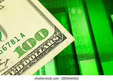 Investments In US Dollar, Buying And Selling US Currency Concept Background Photo