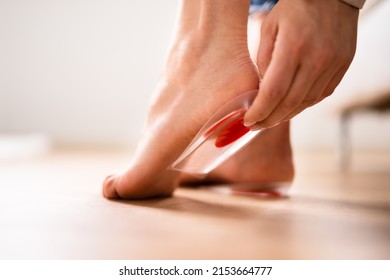 Invisible High Heels Sticker Clear Gel Pad - Powered by Shutterstock