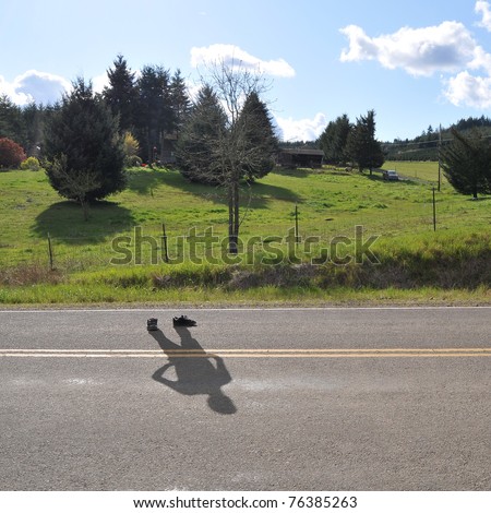 Similar – Image, Stock Photo Optical illusion tree shadow