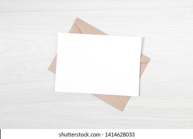 Invitation Card Mockup - Blank Greeting Card - Party Flatlay - Styled Template