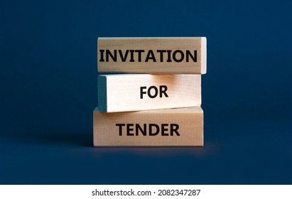 Invitation for tender symbol. Concept words 'Invitation for tender'. Beautiful grey background. Business and invitation for tender concept, copy space. - Shutterstock ID 2082347287