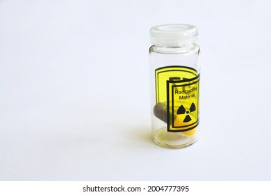 Iodine 131 (I-131), A Radioactive Isotope Used To Treat The Thyroid Gland, Is Stored In A Capsule Inside The Vial.