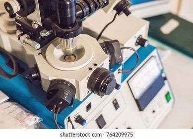 Ion Etching System For Solid Samples Preparation For Electron Microscope Investigation.