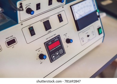 Ion Etching System For Solid Samples Preparation For Electron Microscope Investigation.