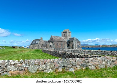 Iona Abbey on the Isle of Iona, Scotland, United Kingdom.
