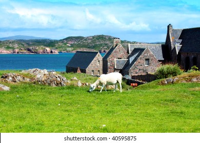 Iona, Scottish Island In Summertime