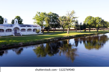 Ionia State Park At The Grand River In Michigan.