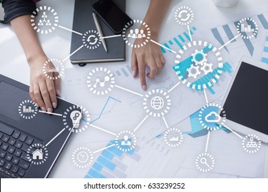IOT. Internet of things. Automation and modern technology concept. - Shutterstock ID 633239252