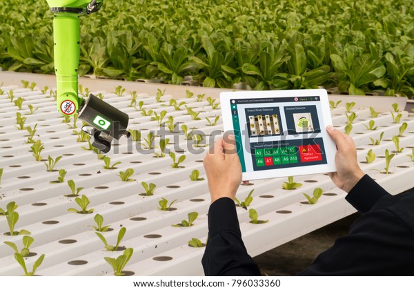 Iot Smart Industry Robot 40 Agriculture Stock Photo (Edit Now) 796033360