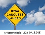Iowa Caucuses Ahead Warning Sign