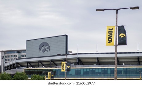 Iowa City, IA - May 23, 2022: Kinnick Stadium For NCAA Football At University Of Iowa Hawkeyes' College Campus