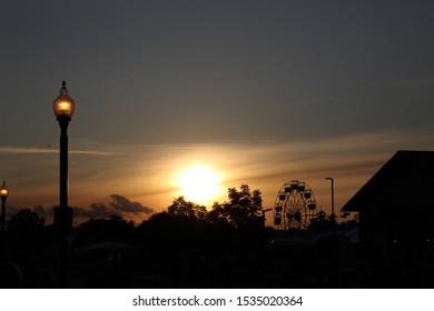 Iowa State Fair Sunset August 2019