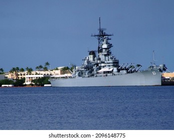 Iowa-class Battleship BB 63 Missouri In Pearl Harbour