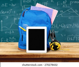 Ipad, Education, Backpack. - Powered by Shutterstock