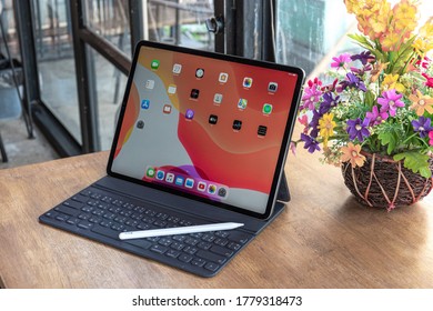 IPad Pro With Keyboard And Apple Pencil