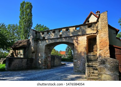 Iphofen is a city in Bavaria with many historical sights. Mainbernheimer Tor
