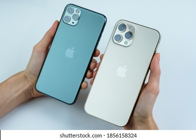 Iphone 12 Pro Max Gold Next Stock Photo Shutterstock