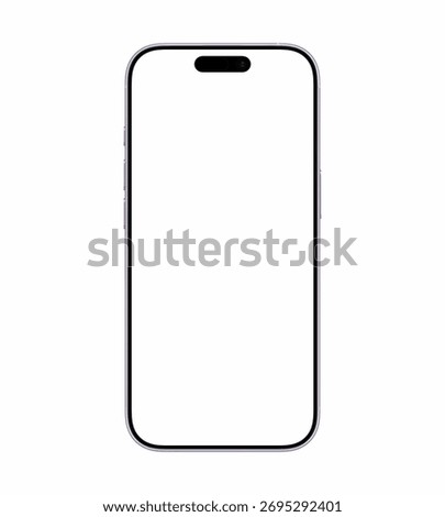 iPhone 17 Lavender, front view.