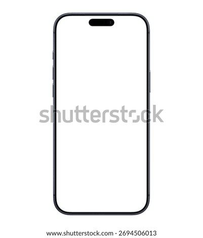 iPhone 17 Pro Max Deep Blue, front view.