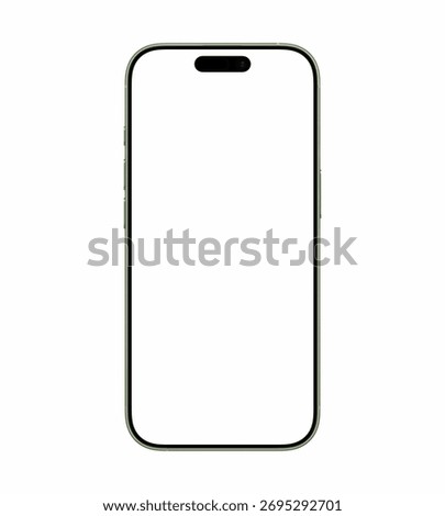iPhone 17 Sage, front view.