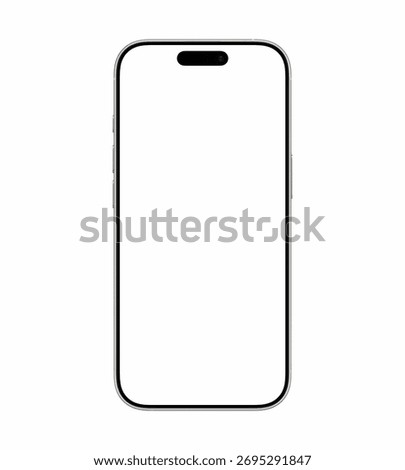 iPhone 17 White, front view.