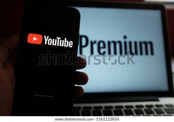 Iphone Youtube Premium Logo Youtube Premium Stock Photo Edit Now 1561123850