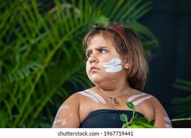 Ipswich, Queensland, Australia 04-28-2007 : Aboriginal Children Perform Traditional Arts At A Festival In Ipswich Town, Queensland, Australia. 