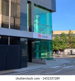 Ipswich, UK - 22nd June 2019: Huawei Office Premises.