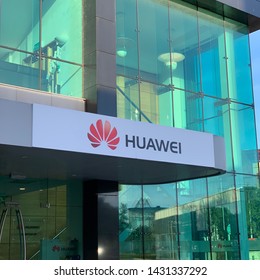 Ipswich, UK - 22nd June 2019: Huawei Office Premises.